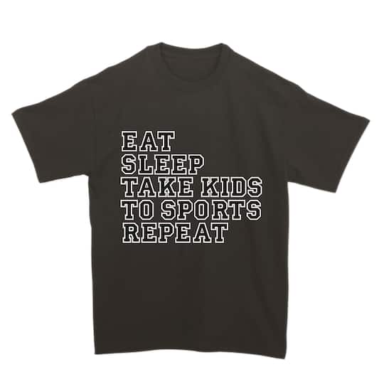 12 Packs: 49 ct. (588 total) 1.5" Iron-On Black with White Outline Athletic Letters by Make Market®